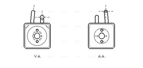 Охолоджувач оливи AVA COOLING VN3089 (фото 1)