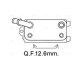 AVA VOLVO масляний радіатор S60 II, S80 II, V60/70 III, XC60/70, Ford Fiesta VI, Focus III, Kuga II, Mondeo IV 1.6/2.5, Freelander II, Range Rover Evoque AVA COOLING VO3170 (фото 1)