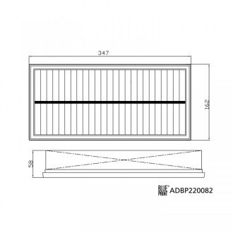 Фільтр повітря LAND ROVER DEFENDER 19- BLUE PRINT ADBP220082