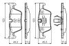 К-кт колодок зд F21/F20/F23/F22/F30/F31/F34 BMW 34216873093 (фото 6)