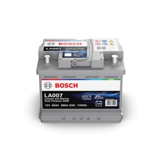 Акумулятор 12В/60/680/17,35кг BOSCH 0 092 LA0 070