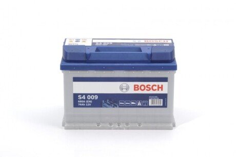 Автомобільний акумулятор S4 Silver 74Ah 680A L+ BOSCH 0092S40090