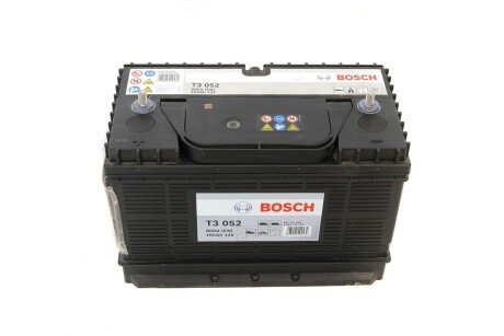 Акумулятор 12В/105Аг/800А/23,7кг BOSCH 0 092 T30 520