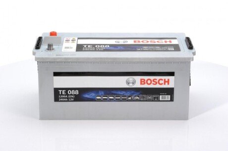 Автомобільний акумулятор TE 240Ah 1200A L+ BOSCH 0092TE0888 (фото 1)