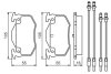 Гальмівні колодки диск.передн. (з датчик.)CITROEN,RENAULT BOSCH 0986466350 (фото 5)