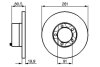 Диск гальм.передн.VW LT28-45 81-96 BOSCH 0986478138 (фото 1)