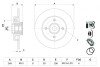 Диск гальмівний задн (c підш, з кільцем ABS) Citroen C3,C4 Peugeot 207,307 (249*9) BOSCH 0986479275 (фото 5)