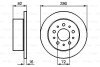 ДИСК ГАЛЬМIВНИЙ ЗАДНIЙ COATED BOSCH 0 986 479 B63 (фото 6)