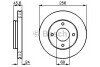 ДИСК ГАЛЬМIВНИЙ ПЕРЕДНIЙ COATED BOSCH 0 986 479 B83 (фото 1)