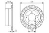 Диск гальмівний BOSCH 0986479U32 (фото 1)