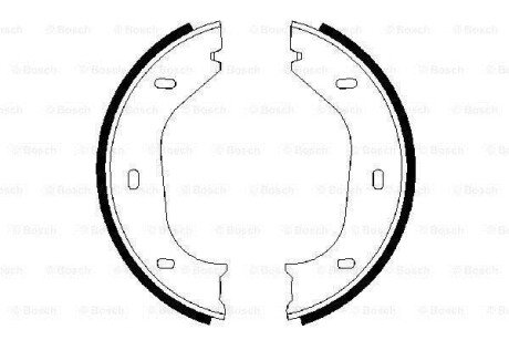 BMW щоки гальмівні ручного гальма BMW 3/5/6/7 серія BOSCH 0986487202