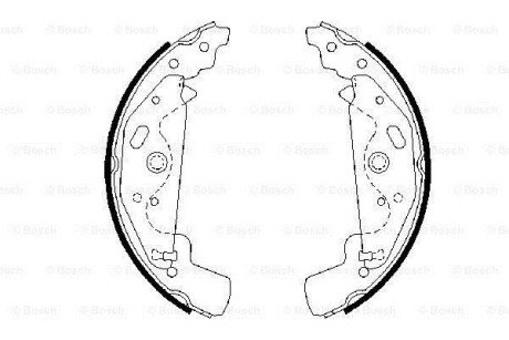 Барабаннi колодки BOSCH 0986487643