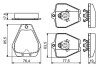 ГАЛЬМІВНІ КОЛОДКИ, ДИСКОВІ BOSCH 0986494215 (фото 1)