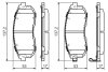 Гальмівні колодки передн. SUZUKI SX4 06- BOSCH 0986494337 (фото 7)