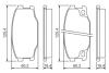 Гальмівні колодки передн. MITSUBISHI Canter 96- BOSCH 0986494442 (фото 5)