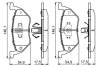 FORD гальмівні колодки задн. Maverick 01- BOSCH 0986494683 (фото 5)