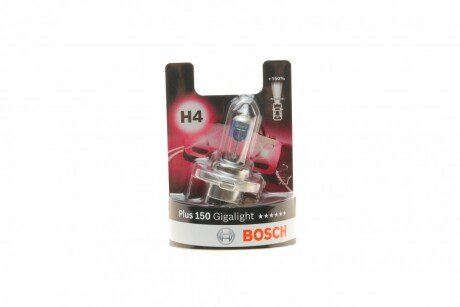 Автолампа H4 Gigalight Plus 150 12V 60/55 W BOSCH 1 987 301 136