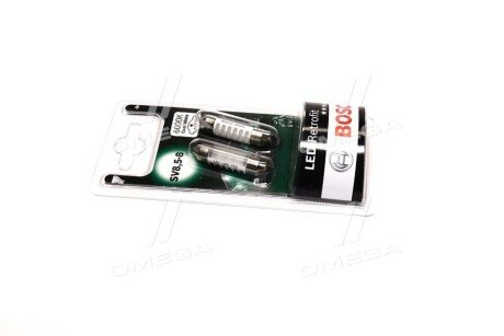 Лампа світлодіодна 12V 1W C5W (к/т 2 шт) BOSCH 1987301501