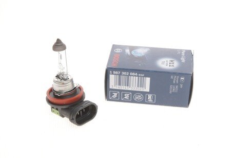 Автолампа (12V 55W H11 PURE LIGHT картон) BOSCH 1 987 302 084