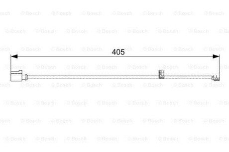 Датчик зношування диск.кол.перед BOSCH 1987473025