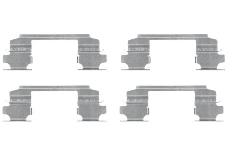 NISSAN К-т установчий передн. гальм. колодок Pathfinder 3,3-3,5 -04 BOSCH 1987474436