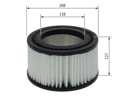 KIA фільтр повітряний Pregio 95- BOSCH F026400621