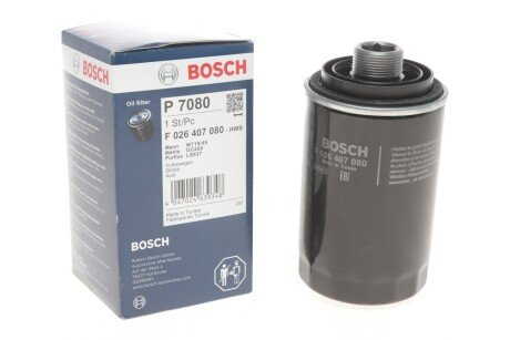 МАСТИЛЬНИЙ ФІЛЬТР BOSCH F 026 407 080 (фото 1)