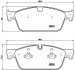 Комплект гальмівних колодок з 4 шт. дисків BREMBO P50102X (фото 2)