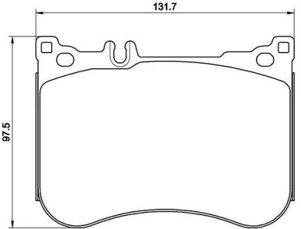 Комплект гальмівних колодок з 4 шт. дисків BREMBO P50114 (фото 1)