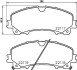 Комплект гальмівних колодок з 4 шт. дисків BREMBO P56106 (фото 1)