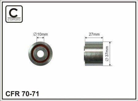 Ролик Пасу поліклинового 1.9d (-ac) CAFFARO 7071