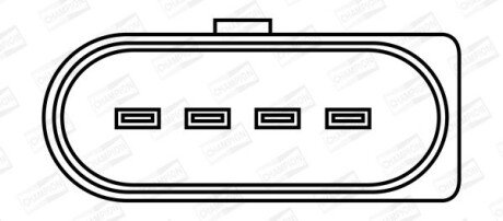 AUDI котушка запалювання A4/A6/A8 quattro 3,7-4,2 02-. CHAMPION BAEA062E