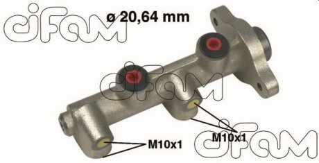 OPEL головний гальмівний циліндр d=20.64mm COMBO Tour 04-11, CORSA C 00-09 CIFAM 202-118