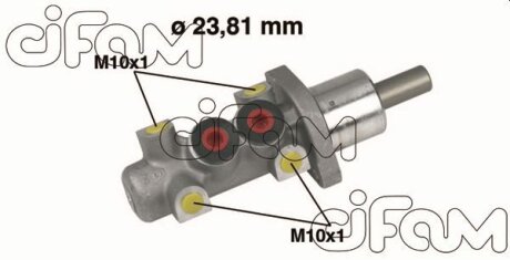 AUDI Главный тормозной цилиндр AUDI 80 1.6 -94 23.81 CIFAM 202-247 (фото 1)