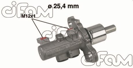 VW Главный тормозной цилиндр Audi A4 1.6,1.8 99- 25.40 CIFAM 202-402