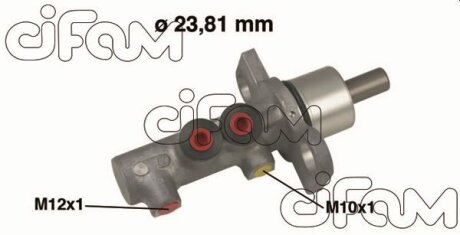 VW головний гальмівний циліндр (для ТЗ з ESP, різні виходи M12 + M10) Audi A4 95-00, Passat B5 96-00 CIFAM 202-491