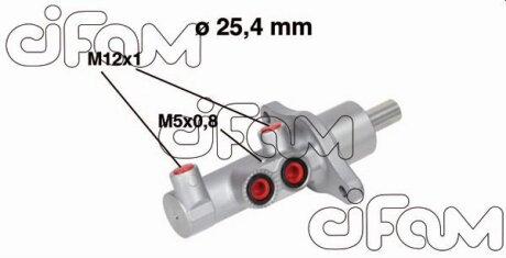 MAZDA Главный тормозной цилиндр Mazda 3 03-09, 09-14 CIFAM 202-543