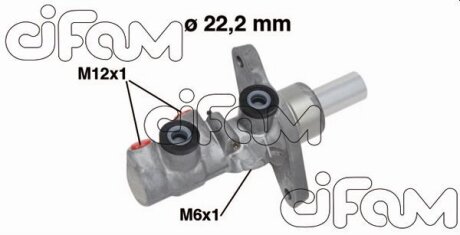 VW головн. гальм. цил.22.2mm Passat 05- гальм.сист.ATE CIFAM 202-743