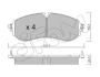 VW Гальм. колодки задн. CRAFTER (SYI, SYJ) 2.0 TDI 16-24 CIFAM 822-1263-0 (фото 1)