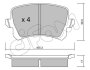 VW Гальмівні колодки задн. Audi A3 03-Golf V, Caddy III, TouranSkoda Octavia CIFAM 822-806-0 (фото 1)