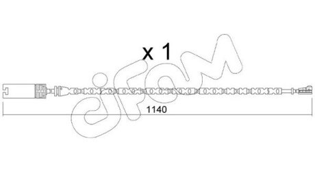 BMW датчик. гальм.колод.задн. X1 CIFAM SU.301