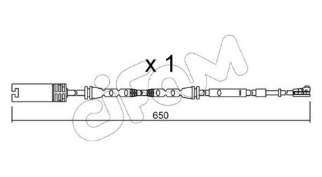 BMW датчик зносу гальмівних колодок E90 CIFAM SU.304 (фото 1)