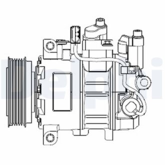 AUDI Компресор кондиціонера A4 B7, A6 C6, Q5 Delphi CS20474