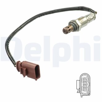 VW Кисневий датчик (лямбда-зонд) (4 конт.) AUDI 1,6-6,0 BMW E90/60/65 VW Golf V SKODA VOLVO S40/V50 Delphi ES21187-12B1