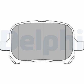 TOYOTA гальмівні колодки передн.Camry 96- Delphi LP1144