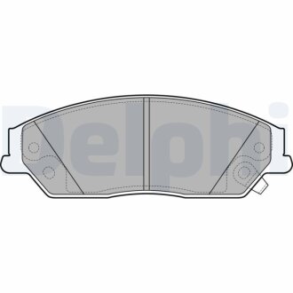 TOYOTA гальмівні колодки передн.Camry 2.5/3.5 11- Delphi LP2714