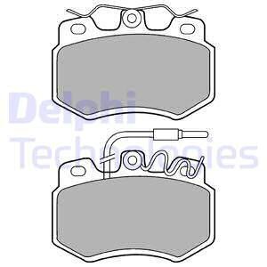 PEUGEOT гальмівні колодки передні 205,309,Citroen C15 Delphi LP536