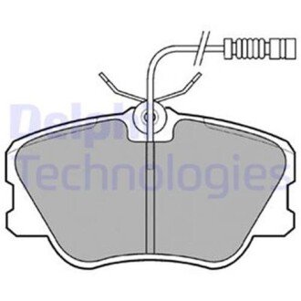 DB гальмівні колодки передн (з датчиком! W124201 Delphi LP608