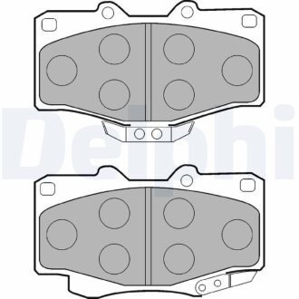 TOYOTA колодка гальмів.передн.Hilux II,LandCruiser,VW Taro,BMW E38 740 Delphi LP854