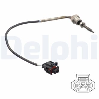 OPEL датчик температури ВГ Antara 2,0 CDTI -11, CHEVROLET Captiva 2,0D 06- Delphi TS30148